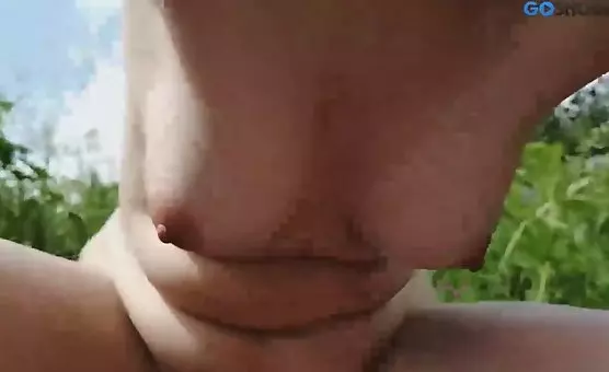 POV Outdoor Anal Thrust from Behind